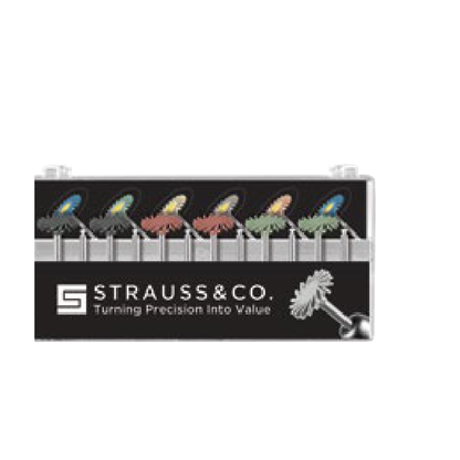 Polisseur silicone RA forme flamme — Pack de 12 - photo détourée